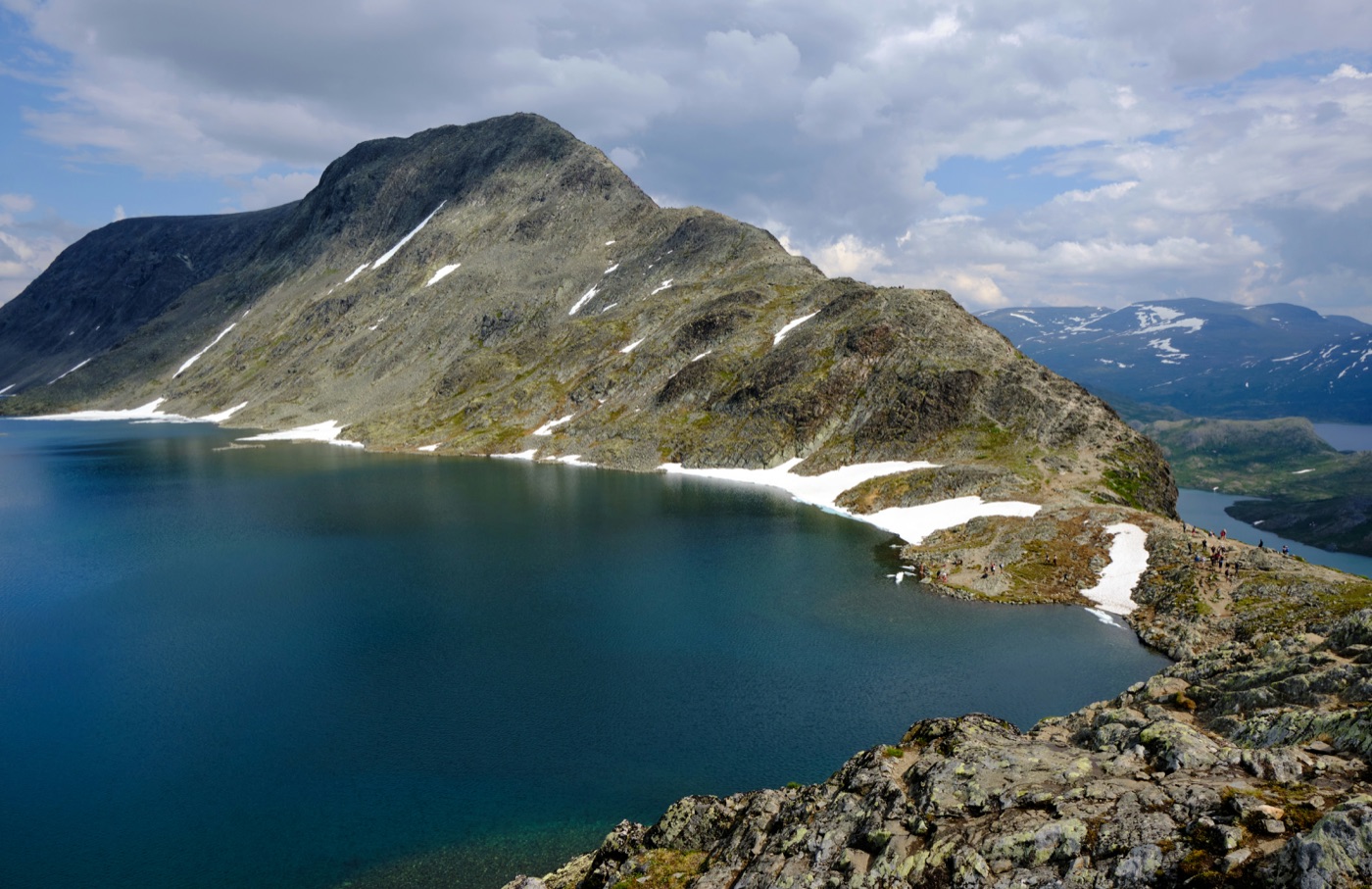 Alpine wilderness at Solrenningen in Stølsheimen protected landscape